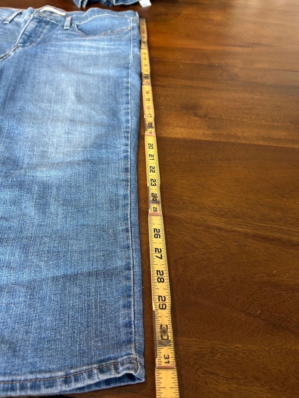 Women’s Jean Capris Levi Strauss 311 shaping skinny capri High-Rise 32 W - Picture 4 of 11